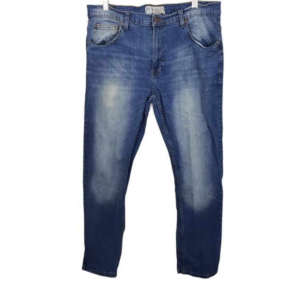 Alexander Julian Stretch Slim Fit Blue Jeans 30x29 - Picture 1 of 5